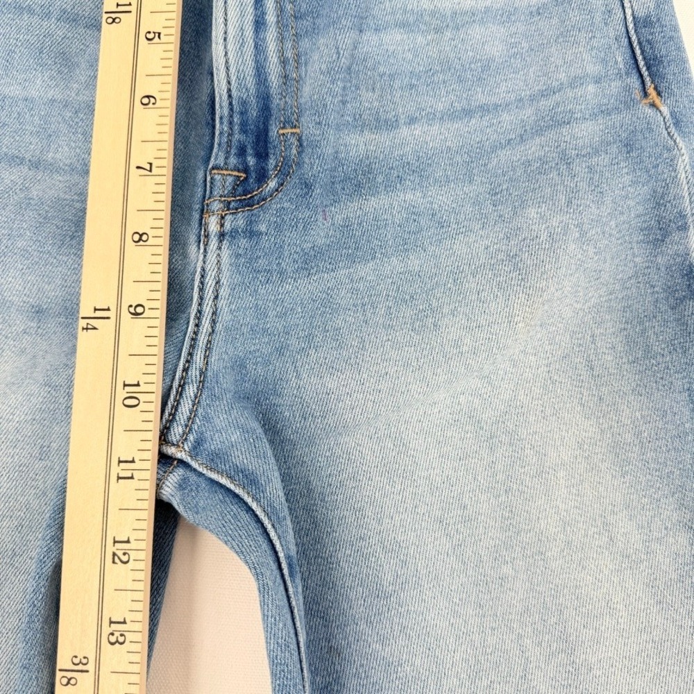 Hidden Jeans High Rise Flare Stretch Denim Size 27 Light Blue Good Condition - Picture 9 of 11